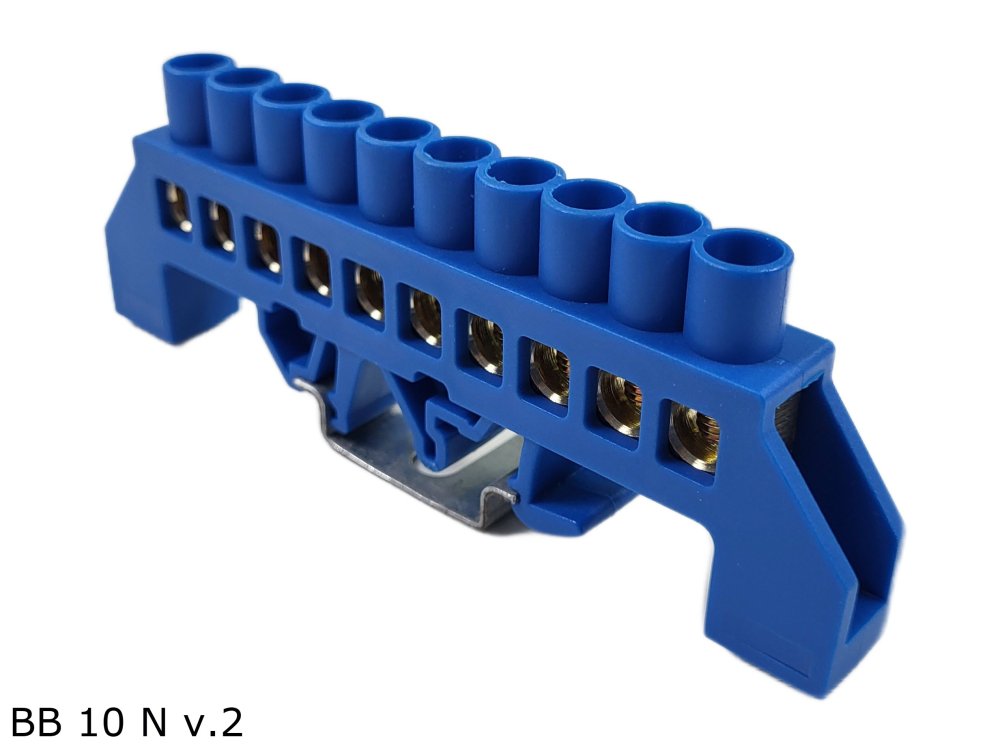 Шина зануления 10 точек (BB 10 N v.2)