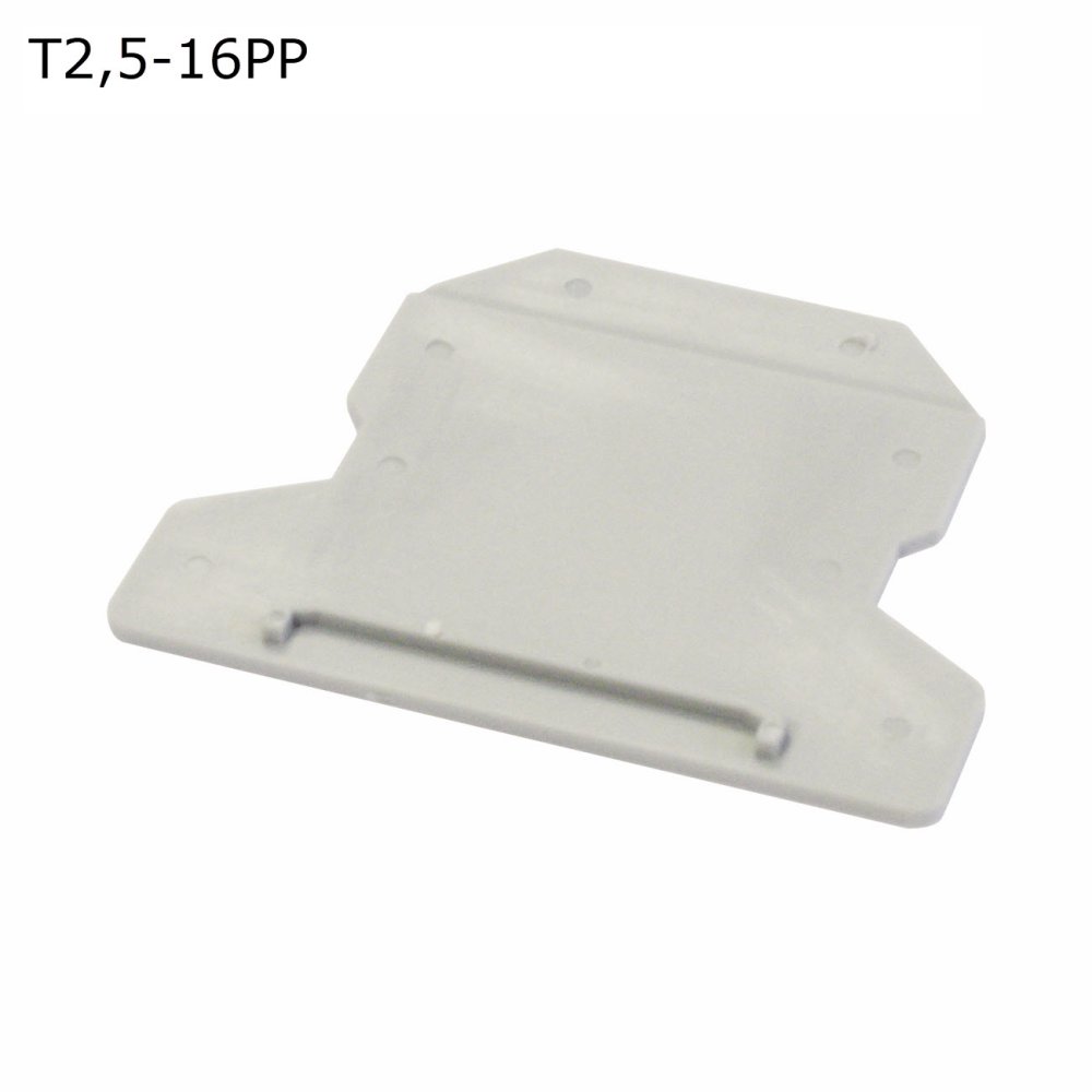 Разделитель клеммных групп, серый (T2,5-16PP)